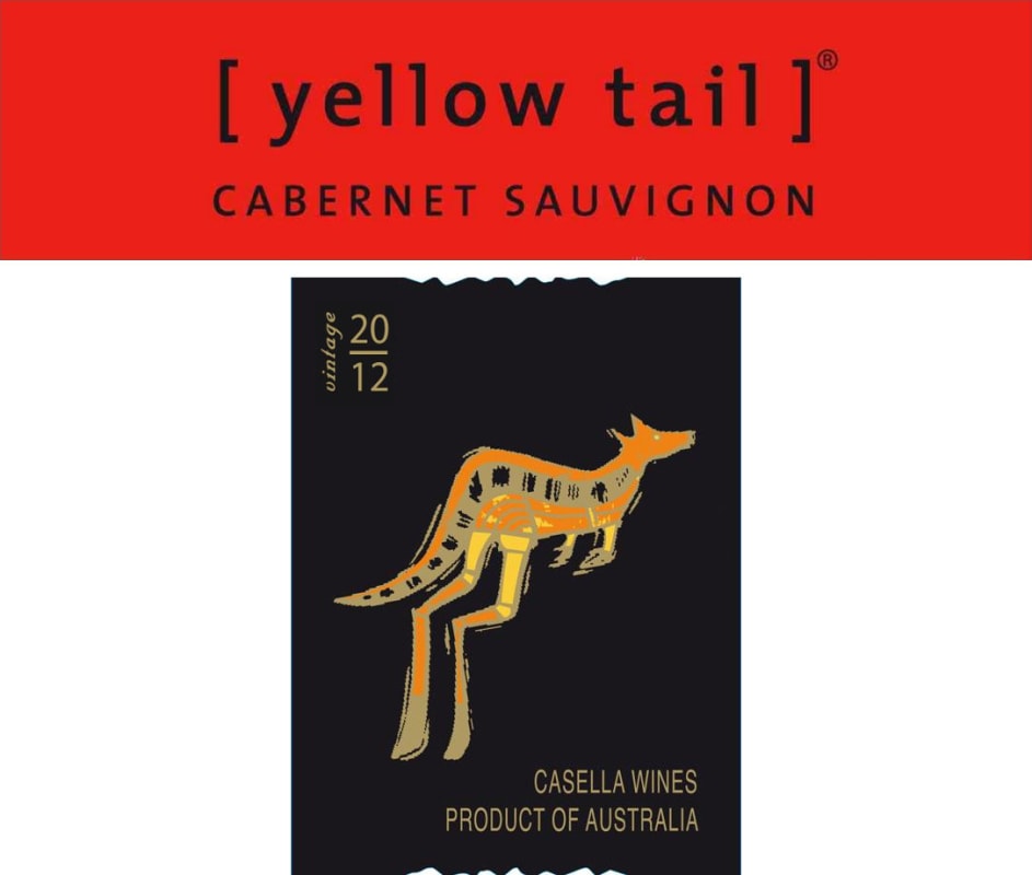 Yellow Tail Cabernet Sauvignon 2012 Front Label