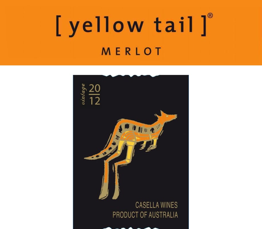 Yellow Tail Merlot 2012 Front Label