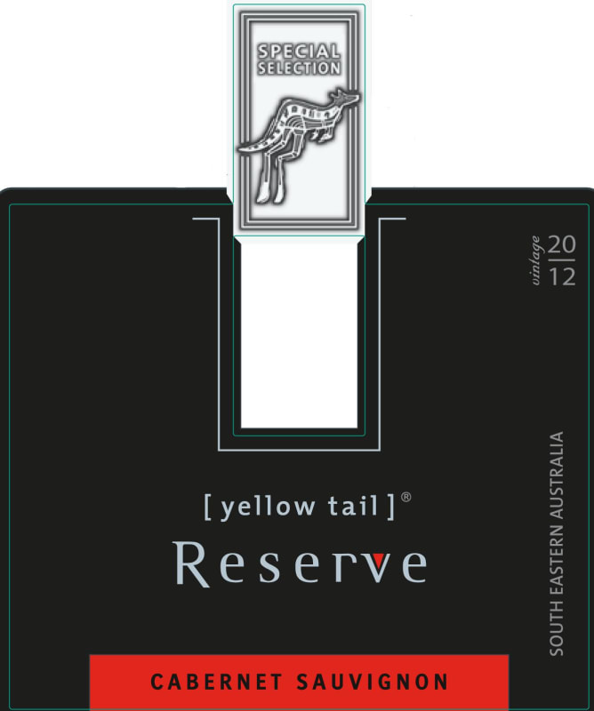 Yellow Tail The Reserve Cabernet Sauvignon 2012 Front Label