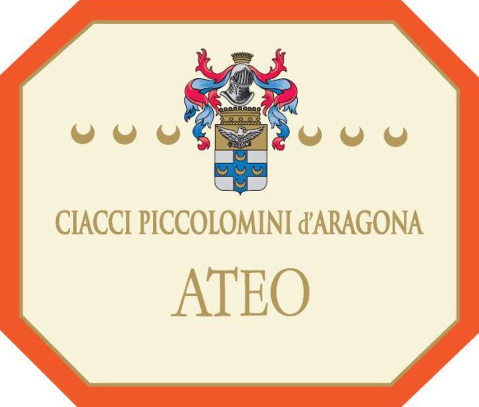 Ciacci Piccolomini d'Aragona Ateo 2012 Front Label