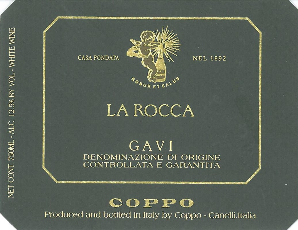 Coppo Gavi La Rocca 2012 Front Label