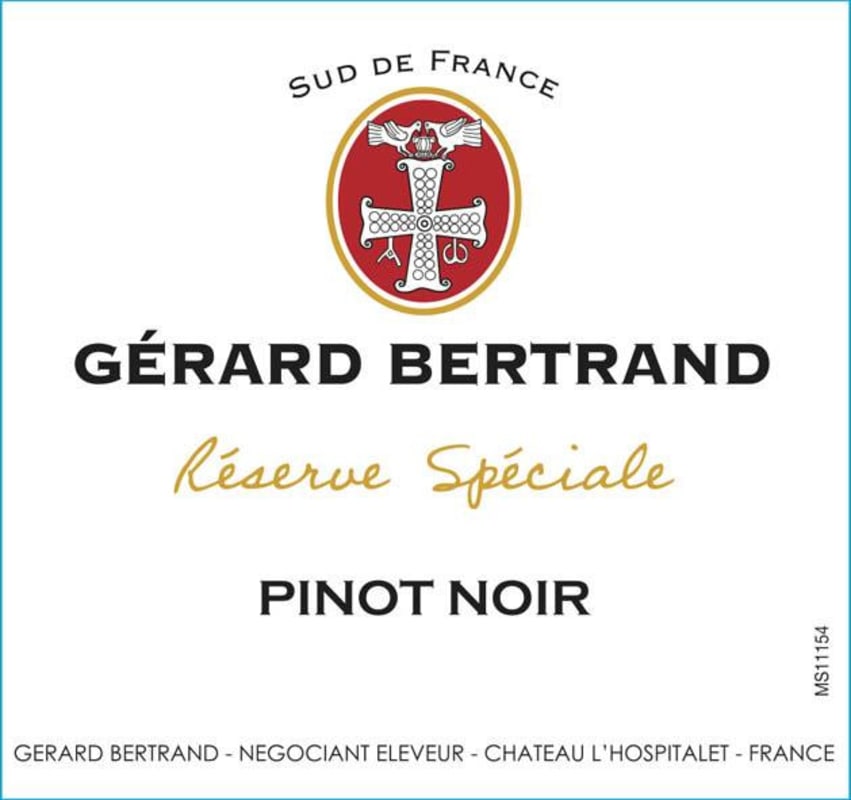 Gerard Bertrand Reserve Speciale Pinot Noir 2012 Front Label