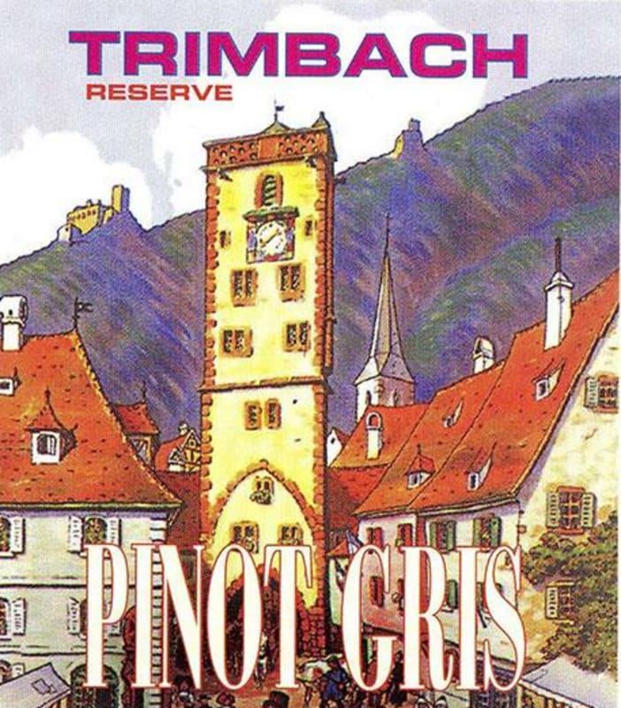 Maison Trimbach Reserve Pinot Gris 2012 Front Label