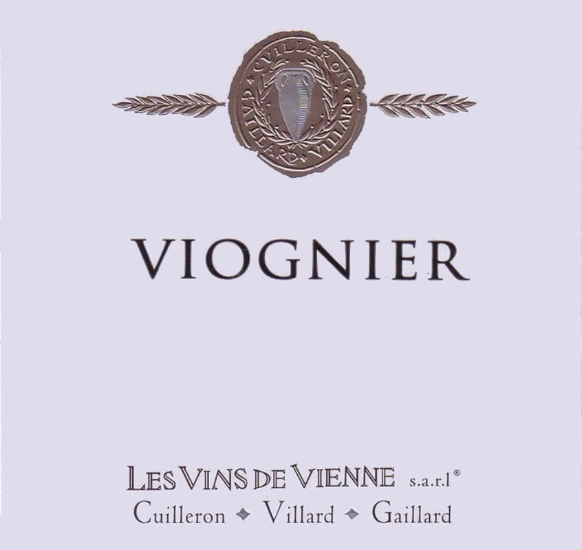 Vins de Vienne Viognier 2012 Front Label