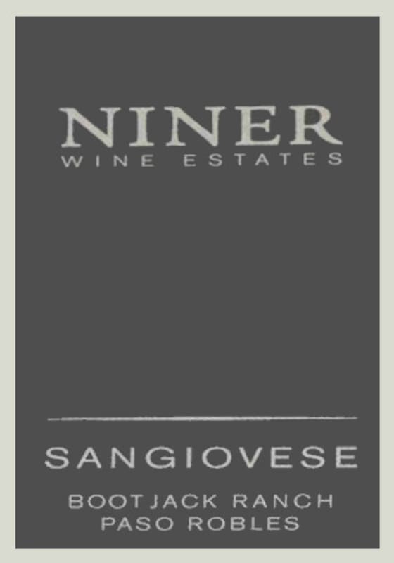 Niner Bootjack Ranch Sangiovese 2004 Front Label