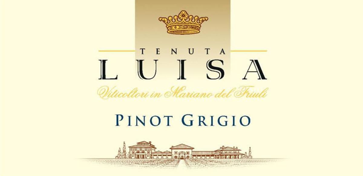 Tenuta Luisa Pinot Grigio 2012 Front Label