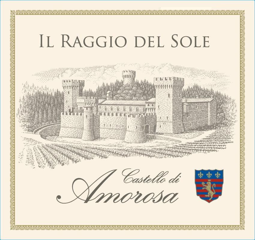 Castello di Amorosa Il Raggio Del Sole Muscat Canelli 2015 Front Label