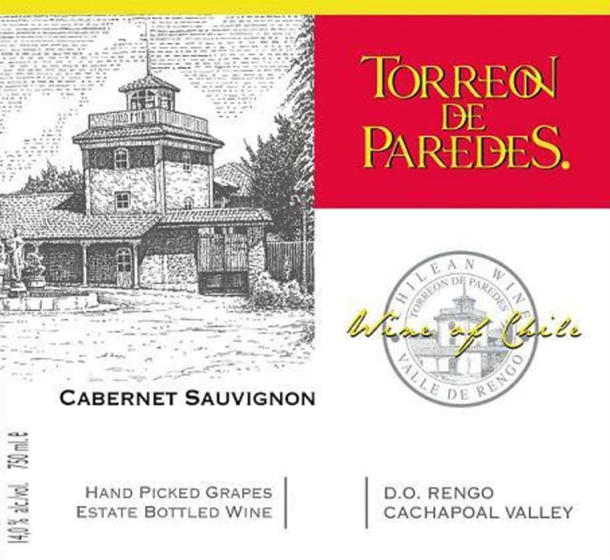 Torreon de Paredes Cabernet Sauvignon 2012 Front Label