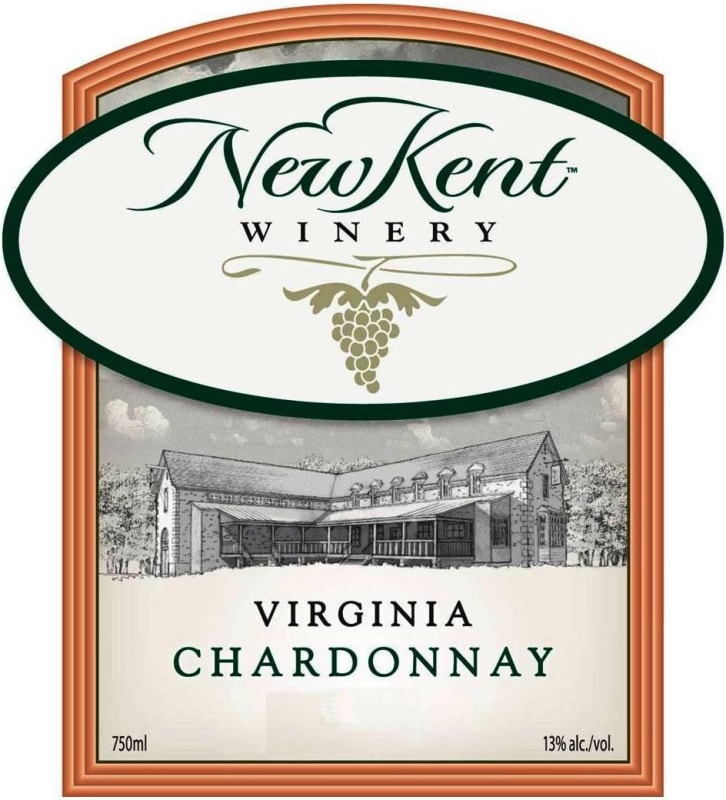 New Kent Winery Chardonnay 2013 Front Label