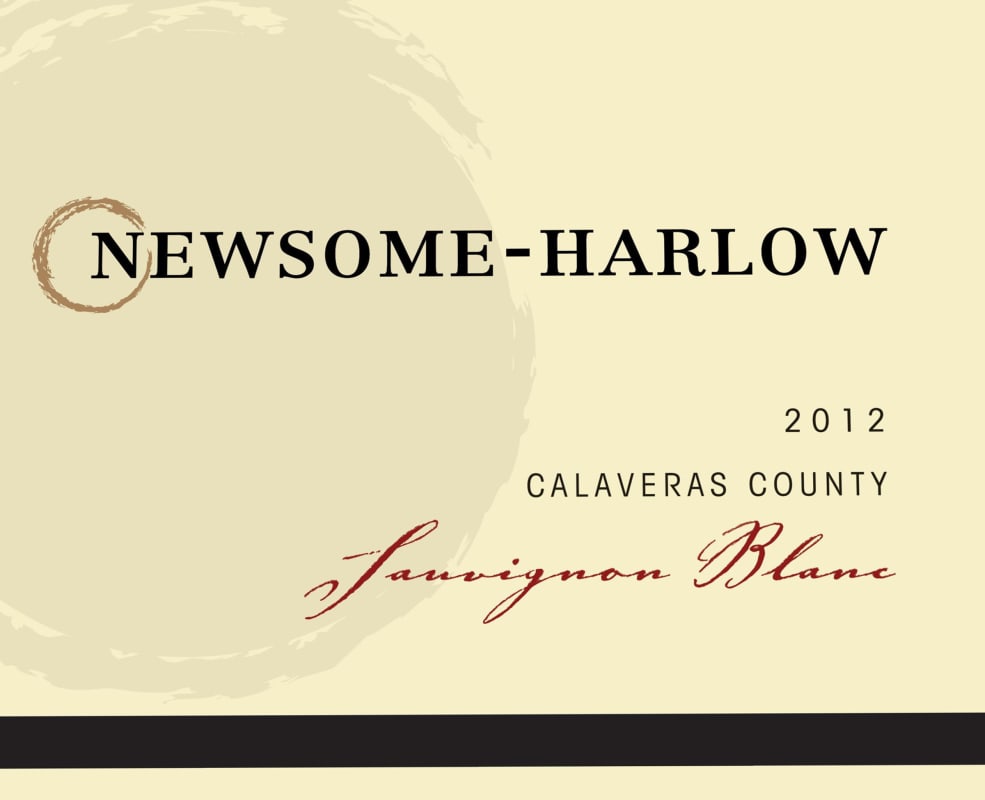 Newsome-Harlow Sauvignon Blanc 2012 Front Label