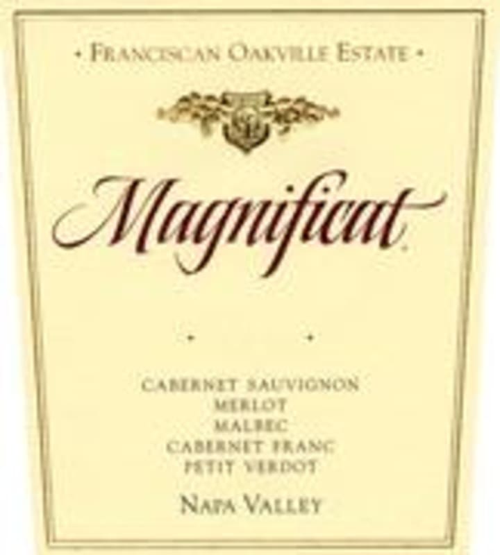 Franciscan Estate Magnificat 1999 Front Label