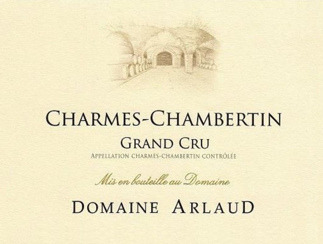 Domaine Arlaud Charmes-Chambertin Grand Cru 2012 Front Label