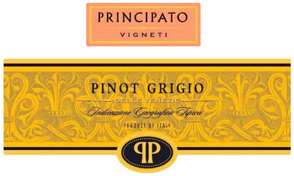 Principato Pinot Grigio 2012 Front Label