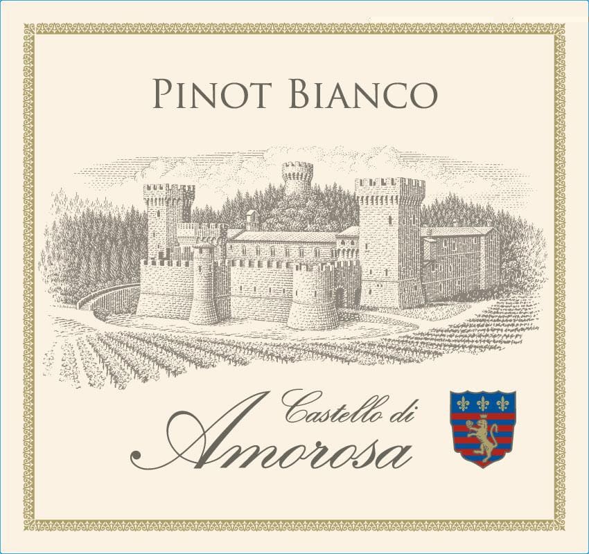 Castello di Amorosa Pinot Bianco 2015 Front Label