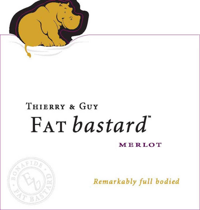 Fat Bastard Merlot 2012 Front Label