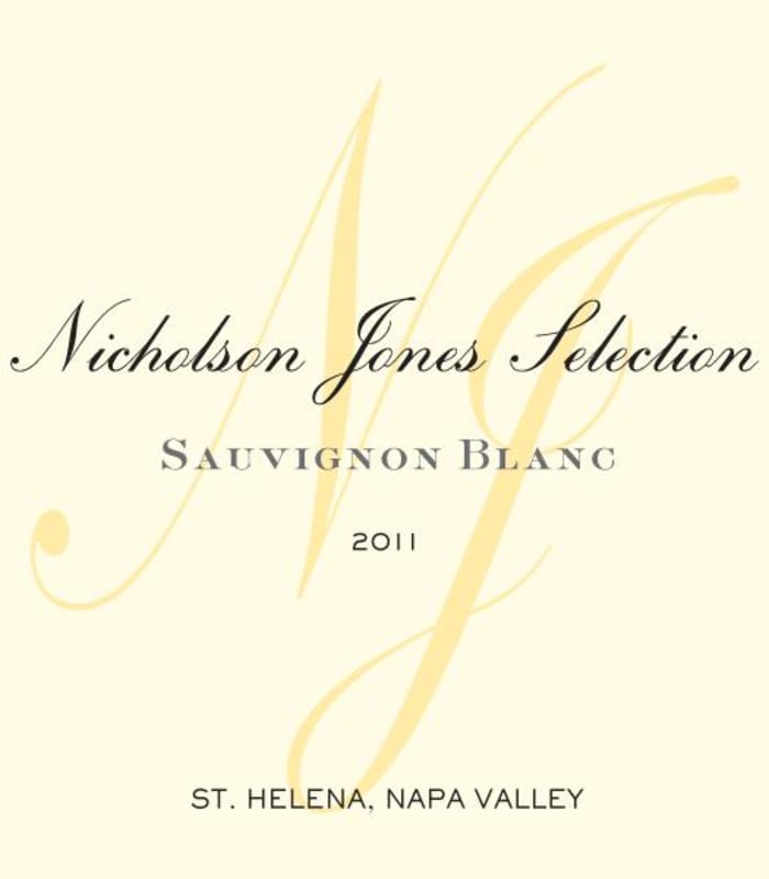 Nicholson Jones Selections Sauvignon Blanc 2011 Front Label