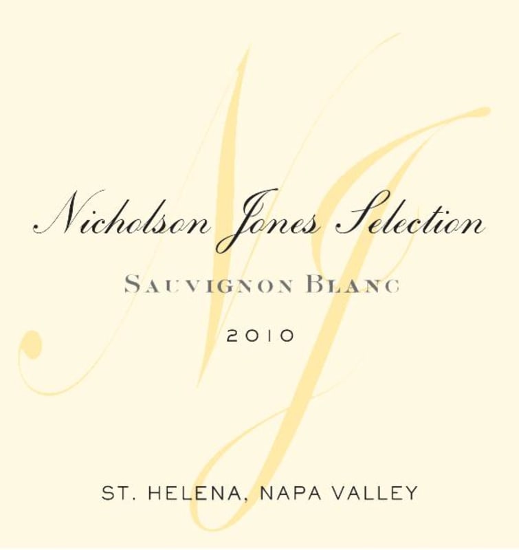 Nicholson Jones Selections Sauvignon Blanc 2010 Front Label