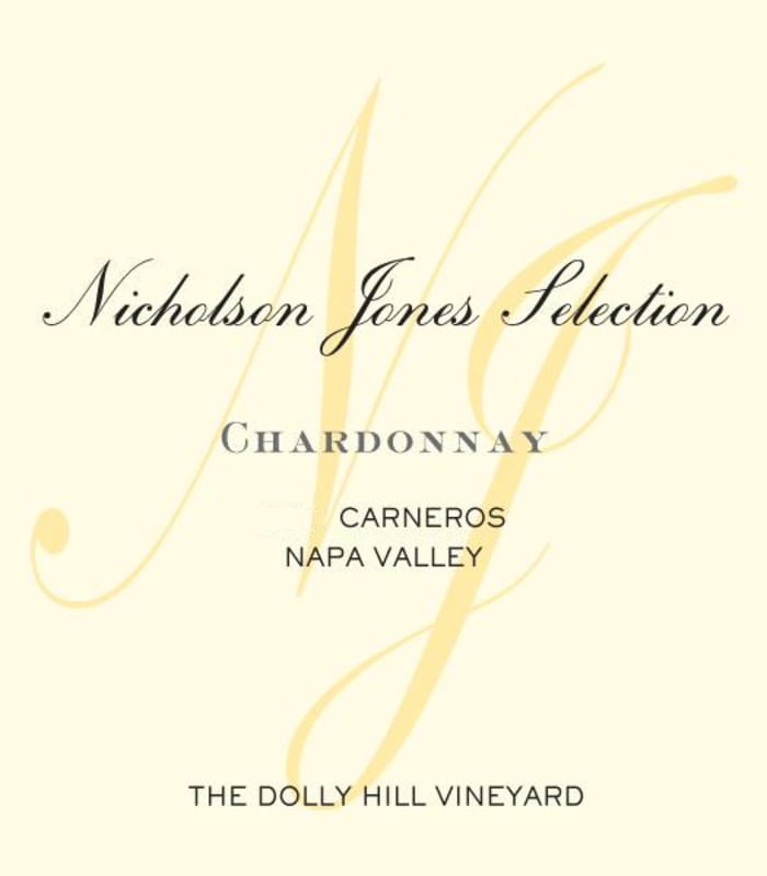 Nicholson Jones Selections The Dolly Hill Vineyard Chardonnay 2012 Front Label