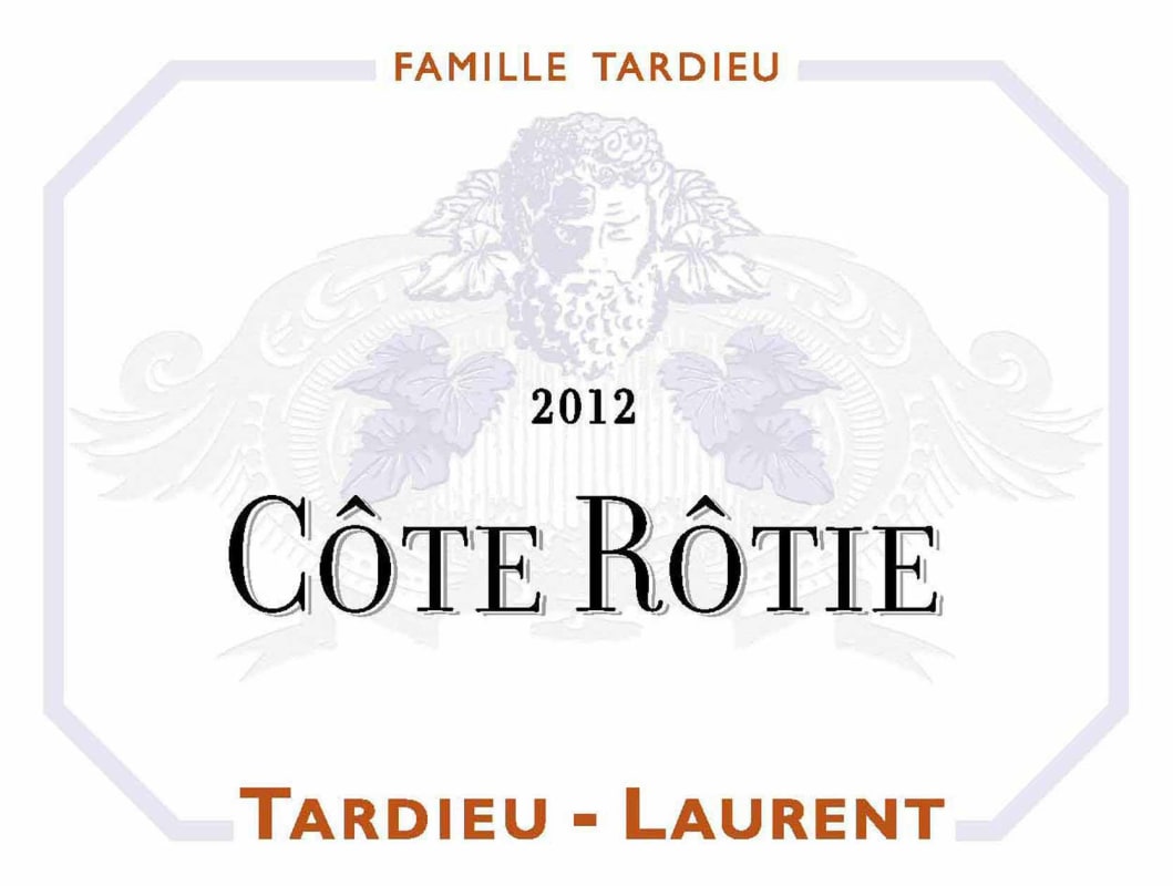 Tardieu-Laurent Cote Rotie 2012 Front Label