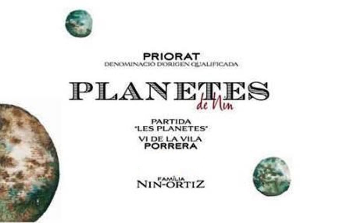 Familia Nin Ortiz Planetas de Nin 2012 Front Label