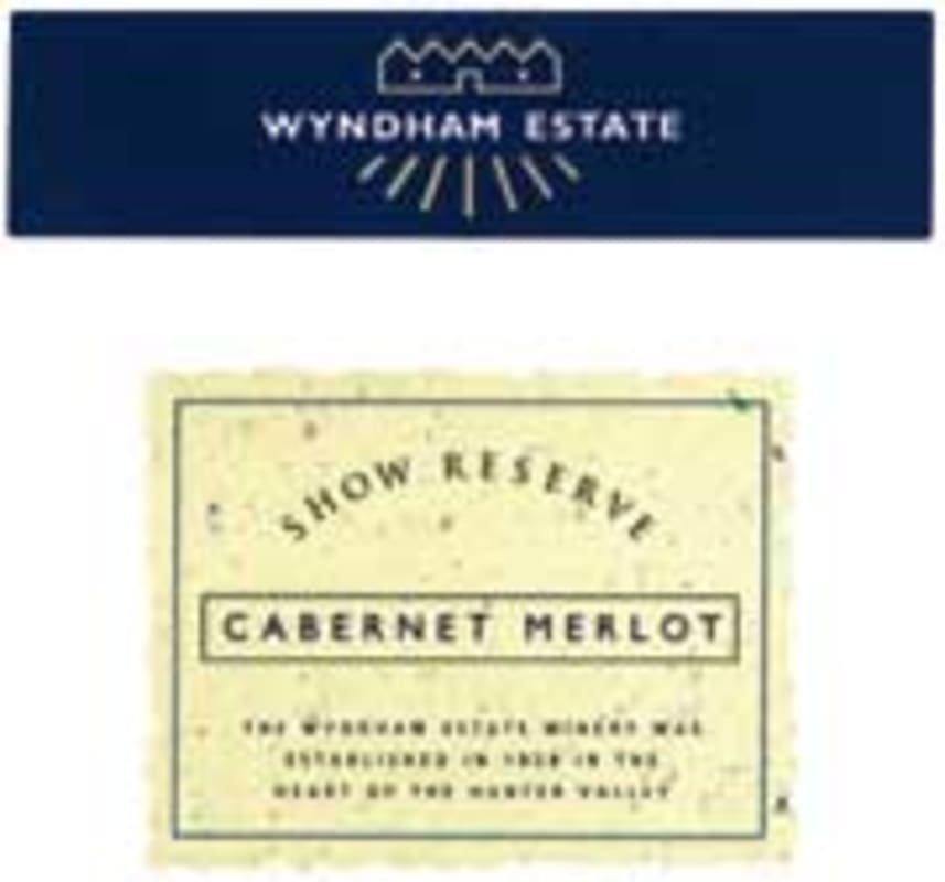 Wyndham Show Reserve Cabernet/Merlot 1998 Front Label
