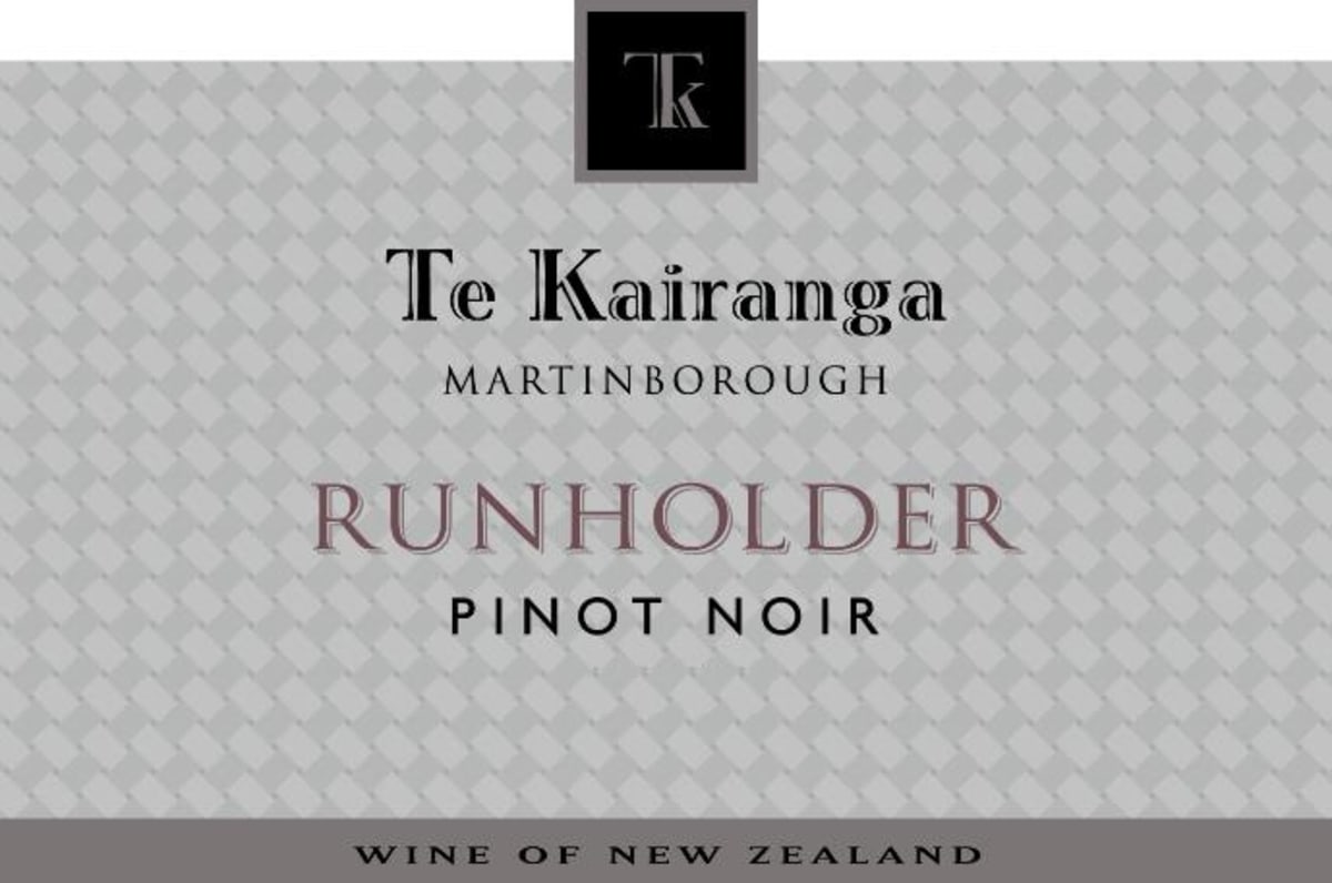 Te Kairanga Runholder Pinot Noir 2013 Front Label