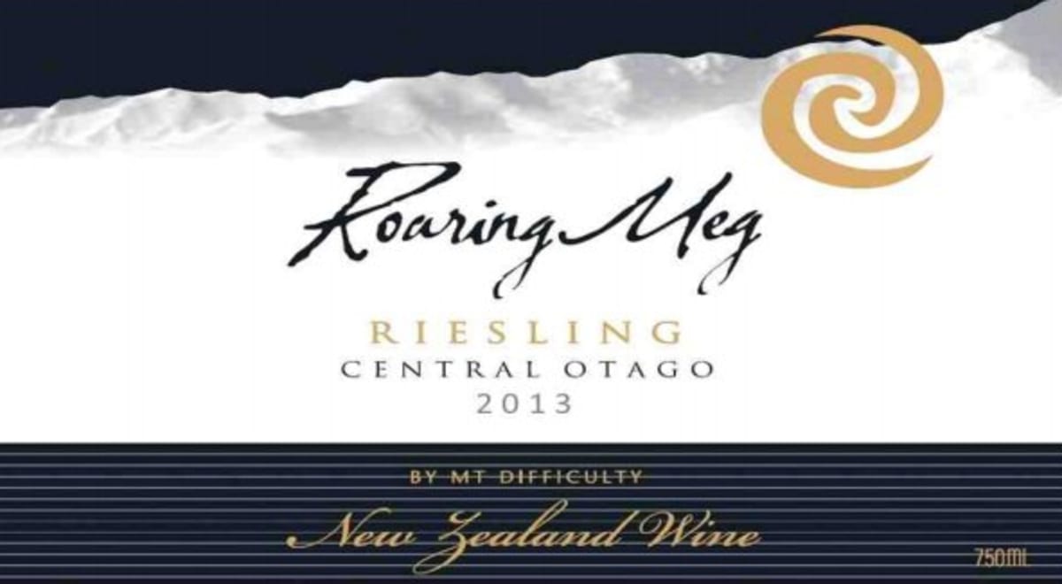 Mt Difficulty Roaring Meg Riesling 2013 Front Label