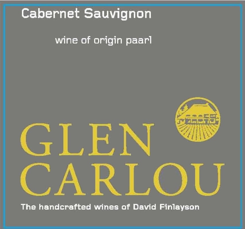 Glen Carlou Cabernet Sauvignon 2013 Front Label
