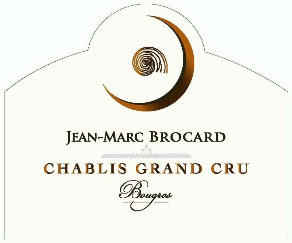 Brocard Chablis Bougros Grand Cru 2013 Front Label