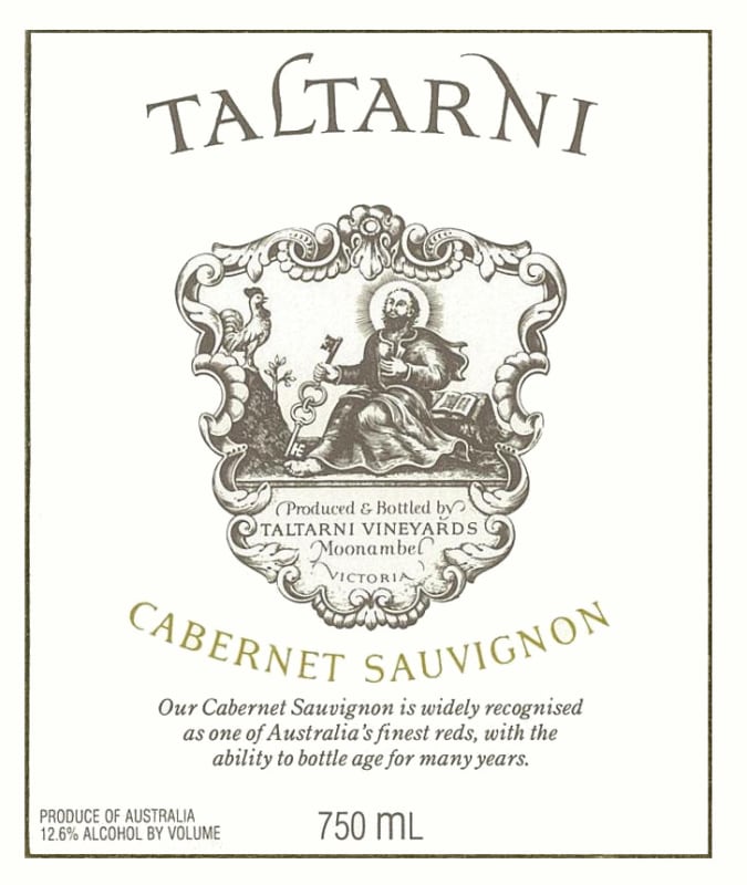 Taltarni Cabernet Sauvignon 2013 Front Label