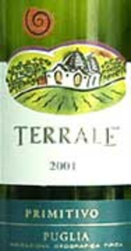 Terrale Primitivo 2000 Front Label