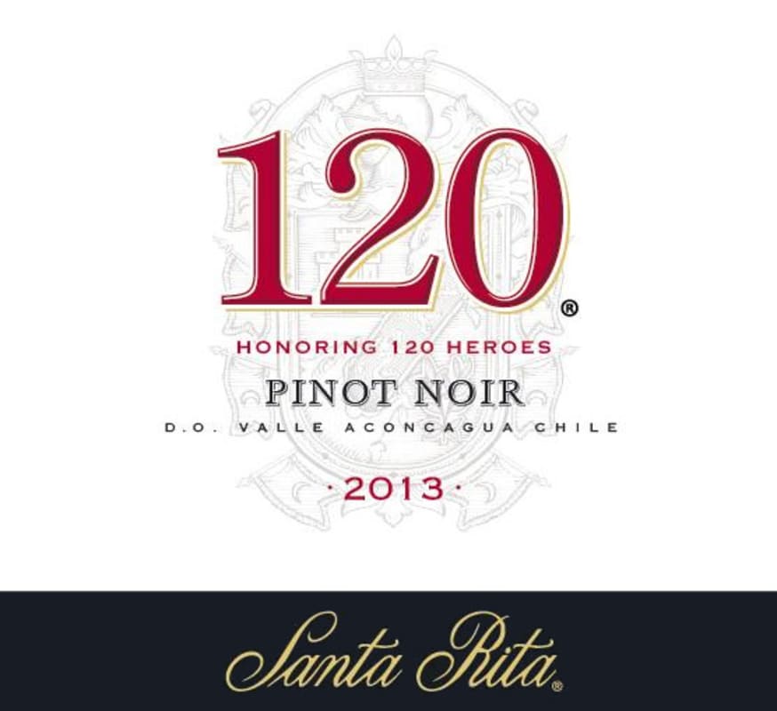 Santa Rita 120 Pinot Noir 2013 Front Label