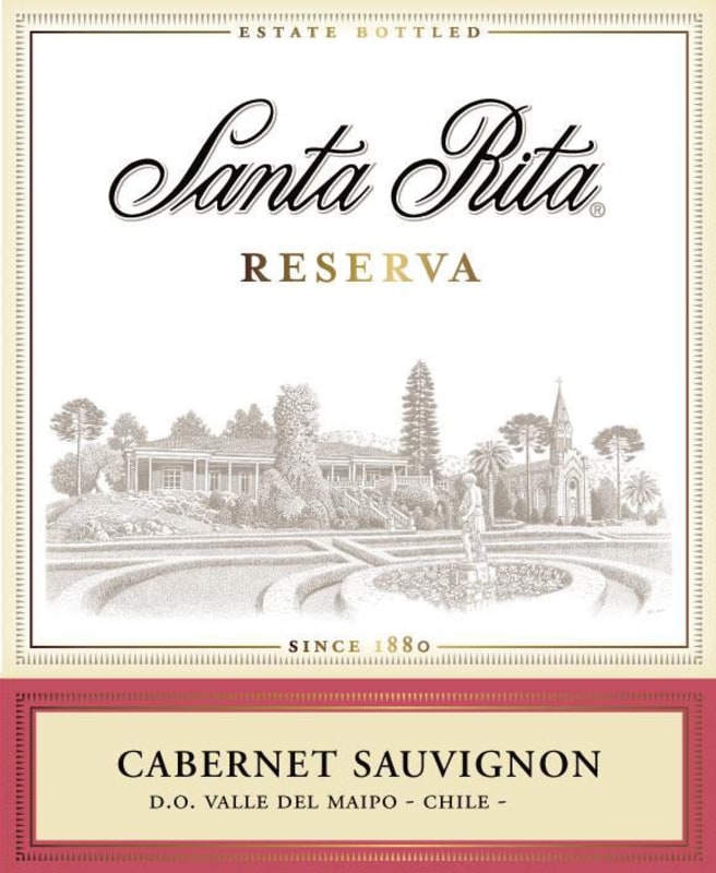 Santa Rita Reserva Cabernet Sauvignon 2013 Front Label