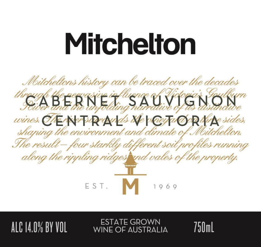 Mitchelton Victoria Cabernet Sauvignon 2013 Front Label