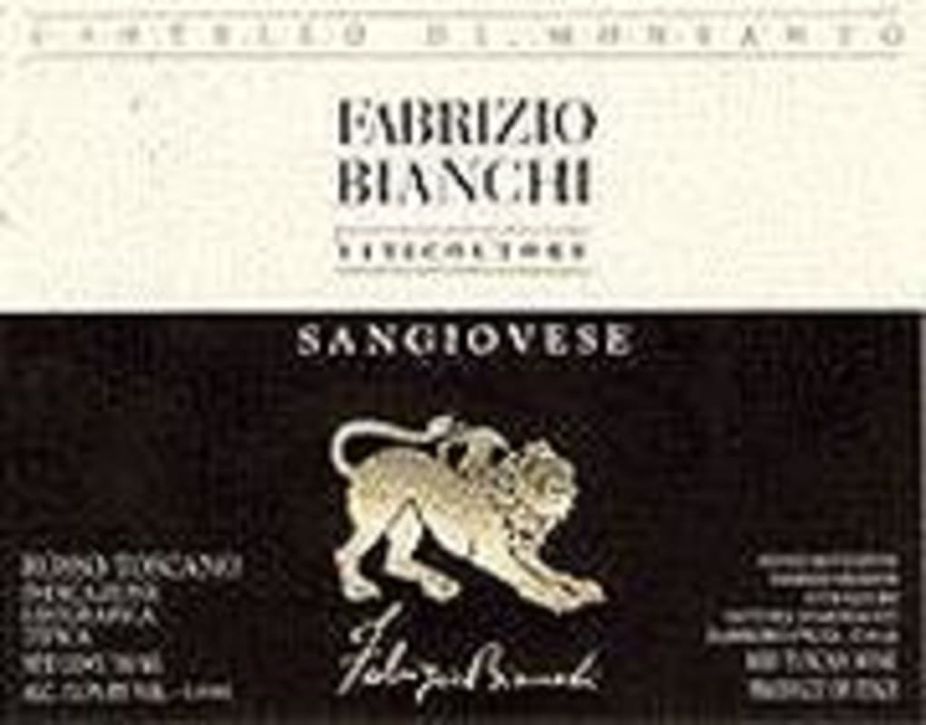 Castello di Monsanto Rosso Toscana Sangiovese Fabrizio 1997 Front Label
