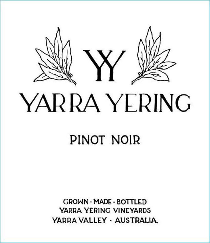 Yarra Yering Pinot Noir 2013 Front Label
