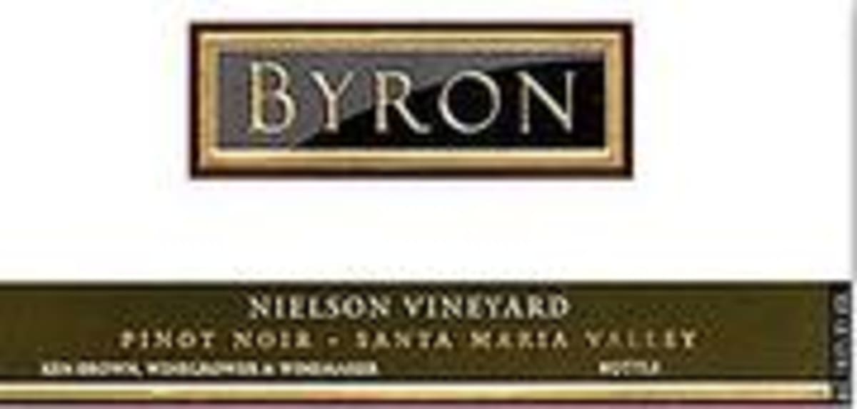 Byron Nielson Vineyard Pinot Noir 1998 Front Label