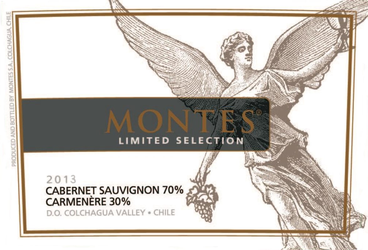 Montes Limited Selection Cabernet Sauvignon-Carmenere 2013 Front Label