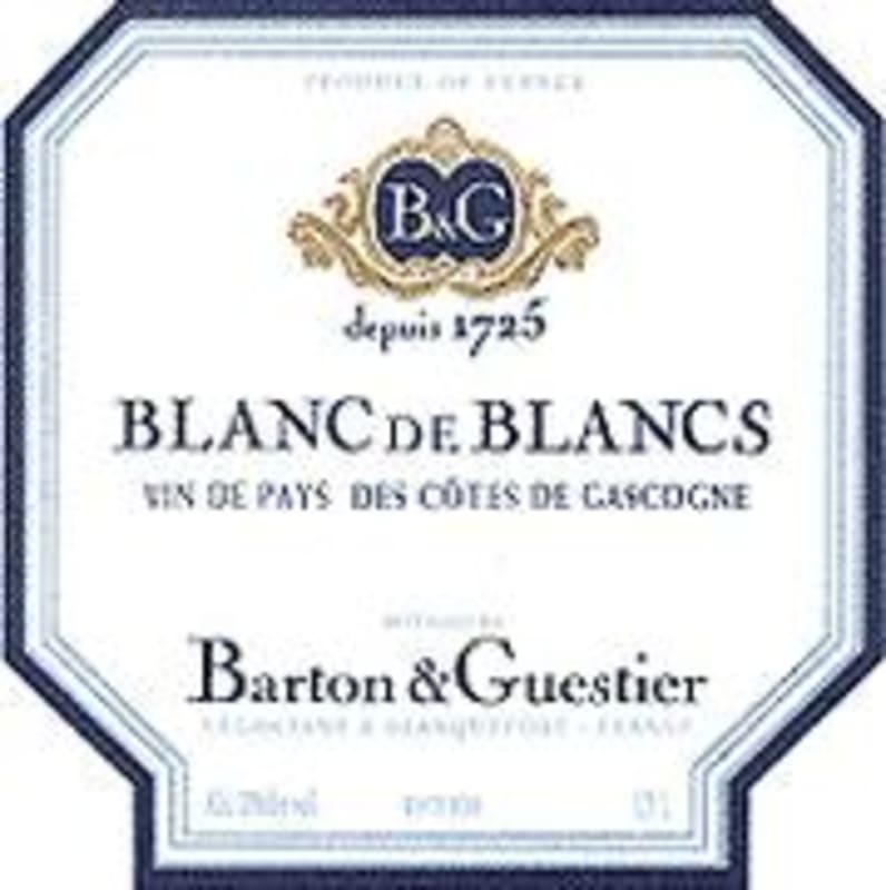 Barton & Guestier Blanc de Blancs 2000 Front Label