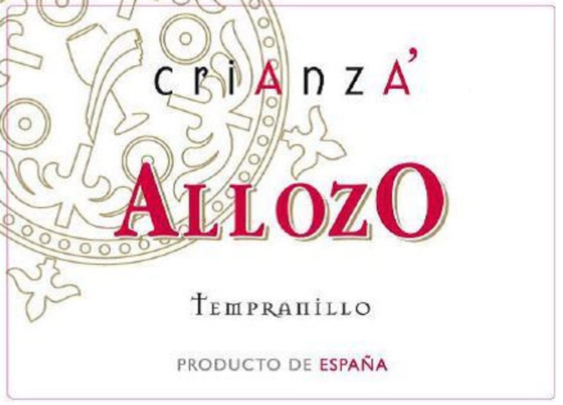 Allozo Crianza 2013 Front Label