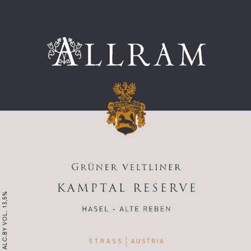 Allram Kamptal Hasel Alte Reben Reserve Gruner Veltliner 2013 Front Label