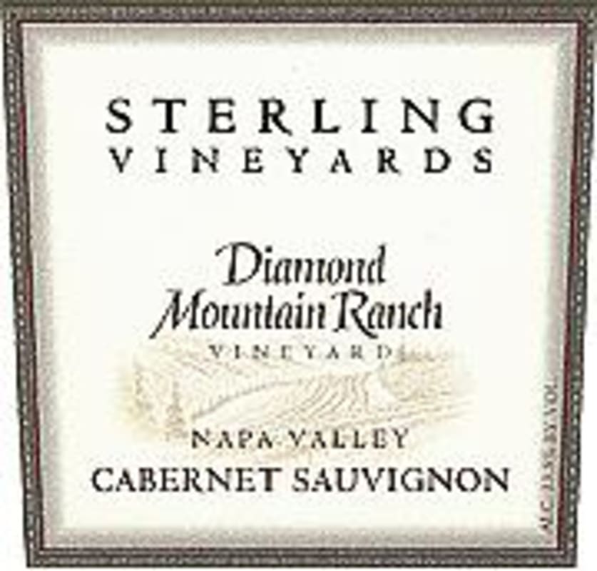 Sterling Diamond Mountain Ranch Cabernet Sauvignon 1999 Front Label