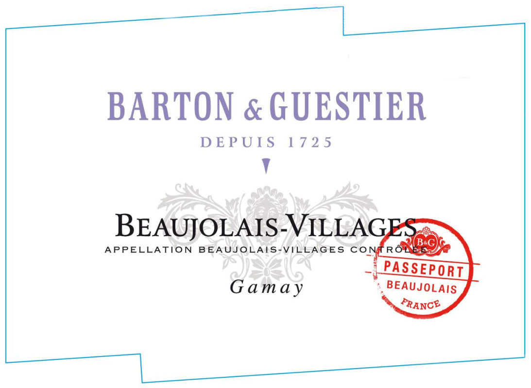 Barton & Guestier Beaujolais-Villages 2013 Front Label