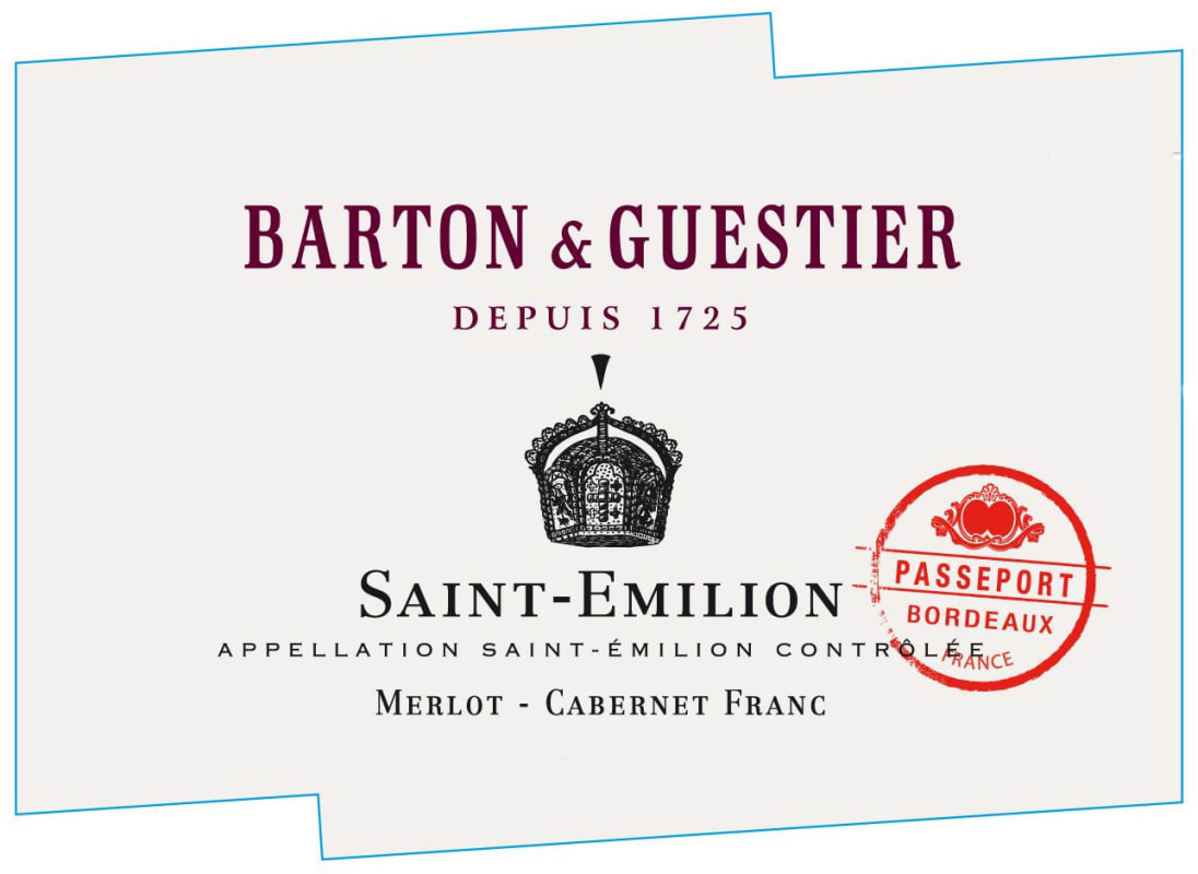 Barton & Guestier Saint-Emilion 2013 Front Label