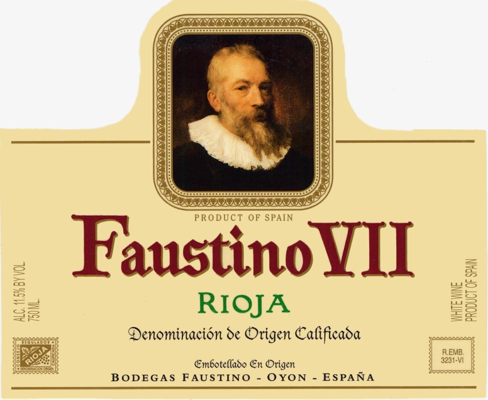 Faustino VII Blanco 2013 Front Label