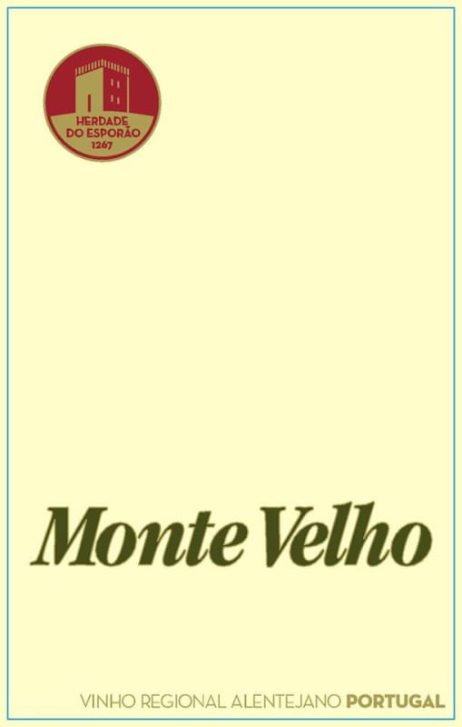 Herdade Do Esporao Monte Velho White 2013 Front Label