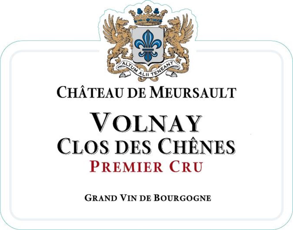 Chateau de Meursault Volnay Clos des Chenes Premier Cru 2013 Front Label