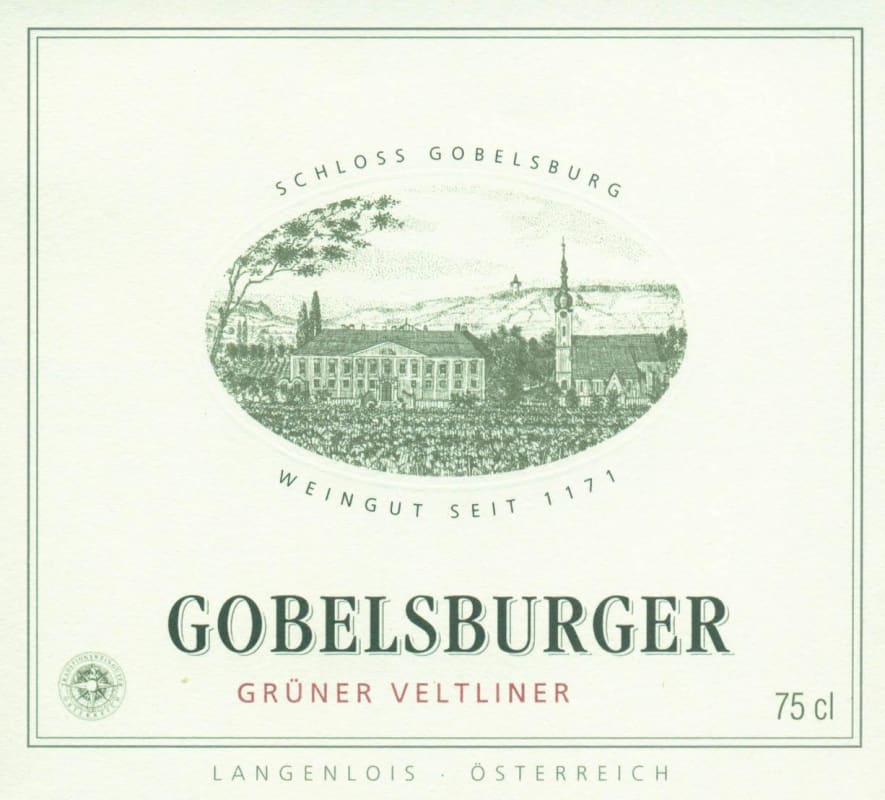 Schloss Gobelsburg Gobelsburger Gruner Veltliner 2013 Front Label