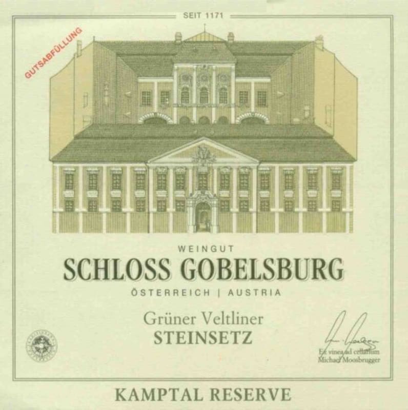 Schloss Gobelsburg Ried Steinsetz Gruner Veltliner 2013 Front Label