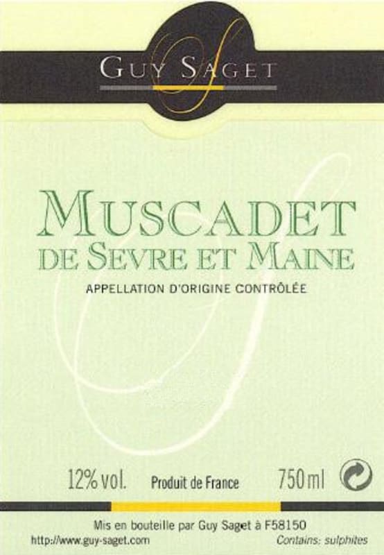 Saget la Perriere Muscadet Sevre-et-Maine 2013 Front Label